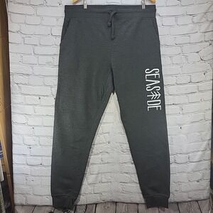 Seaside Sweatpants Womens sz XL Gray Beach Athletic